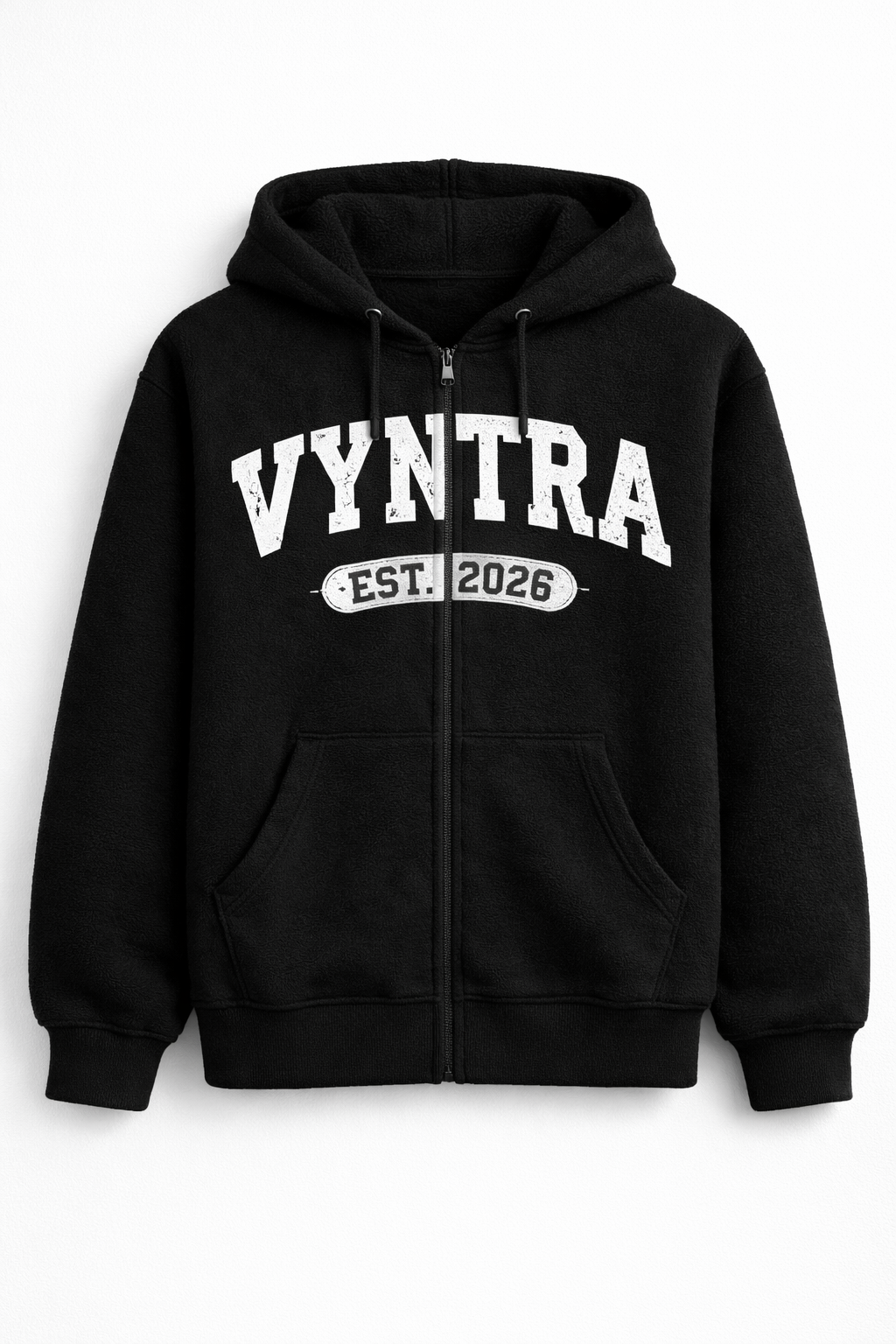 VYNTRA EST. 2026 Zip-Up Hoodie